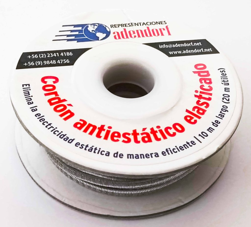 Cuerda antiestática elasticada